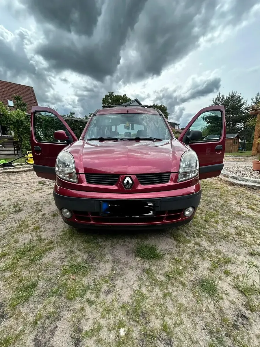 Gebraucht Renault Kangoo 65 PS (47 kW) 2004 Rot Van / Kleinbus