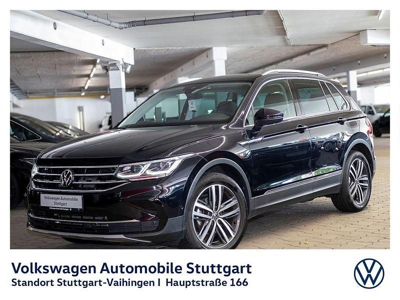 Deep black perleffekt Gebraucht 2022 VW Tiguan Elegance SUV | 29.630 € (Guter Preis) - Bild 1/4