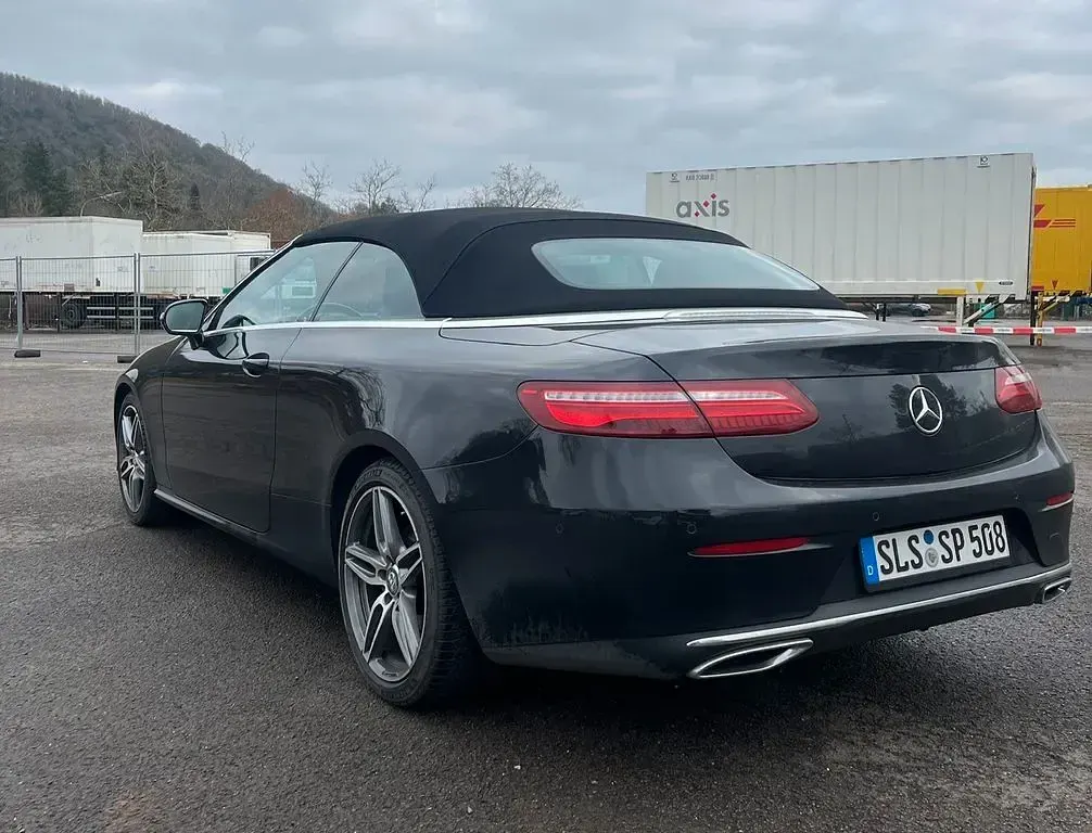 Brugt Mercedes E220 195 HK (143 kW) 2019 Sort Cabriolet
