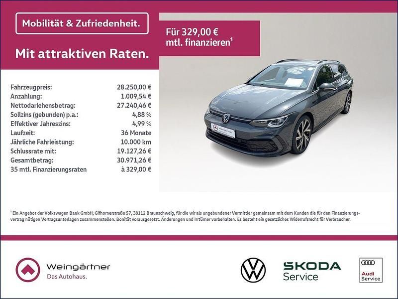 Gebraucht VW Golf VIII R-line 131 PS (96 kW) 2024 Grau Kombi