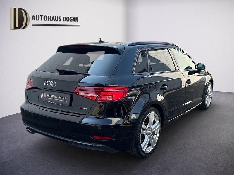 Używany Audi A3 S-Line 184 KM (135 kW) 2019 Czarny Sedan/Limuzyna