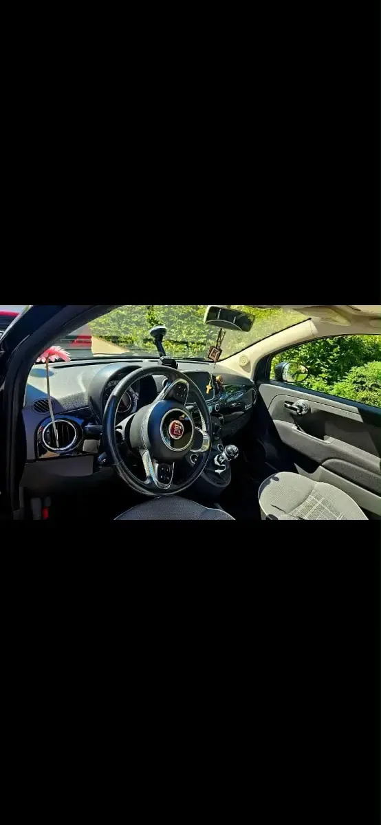 Gebraucht Fiat 500 69 PS (50 kW) 2017 Schwarz Kleinwagen
