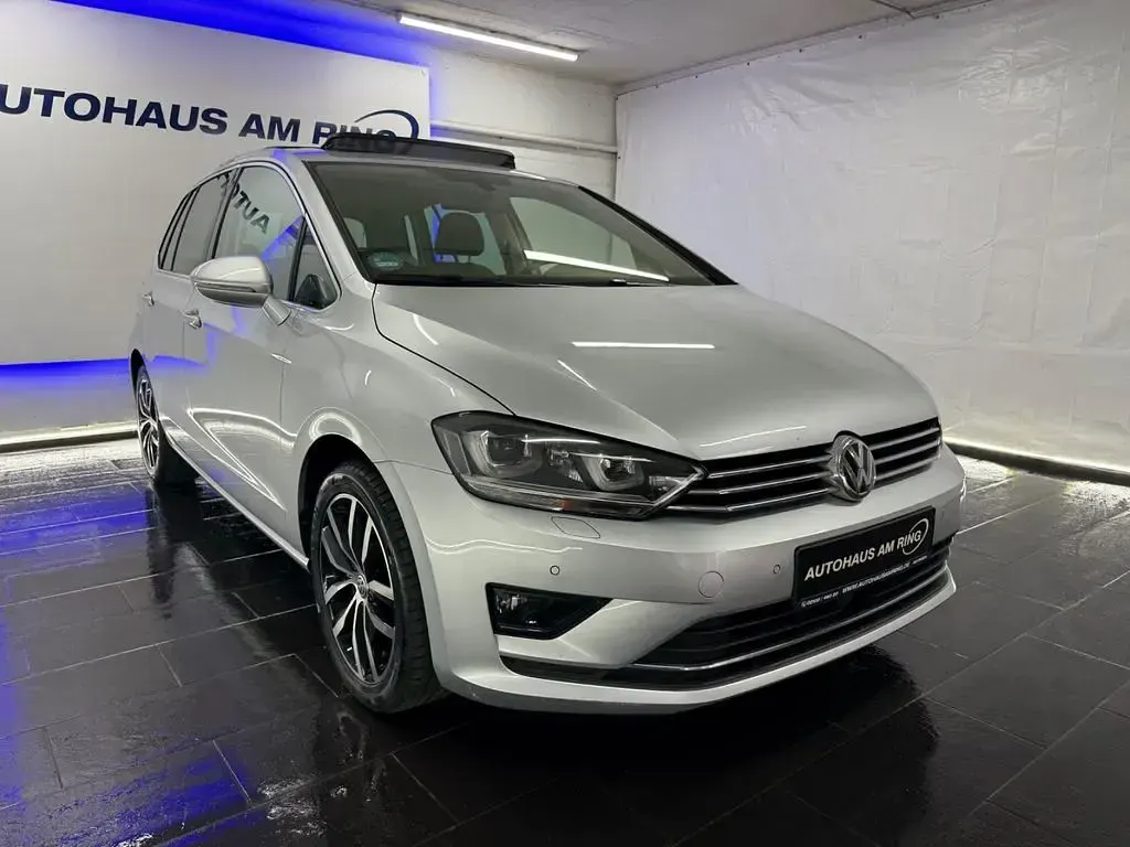Gebraucht VW Golf Sportsvan Highline 125 PS (91 kW) 2014 Silber Van / Kleinbus