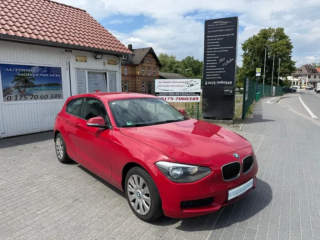 Gebraucht BMW 114 102 PS (75 kW) 2014 Rot Kleinwagen