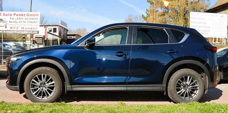Gebraucht Mazda CX-5 Exclusive-Line 175 PS (128 kW) 2018 Blau SUV