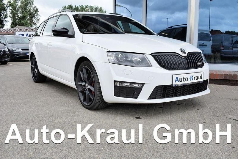 Candyweiß uni Gebraucht 2014 Skoda Octavia RS Kombi | 10.399 € (Guter Preis) - Bild 1/4