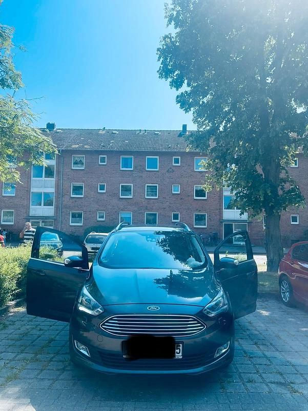 Grau Gebraucht 2016 Ford C-MAX Van / Kleinbus | 10.200 € - Bild 1/4