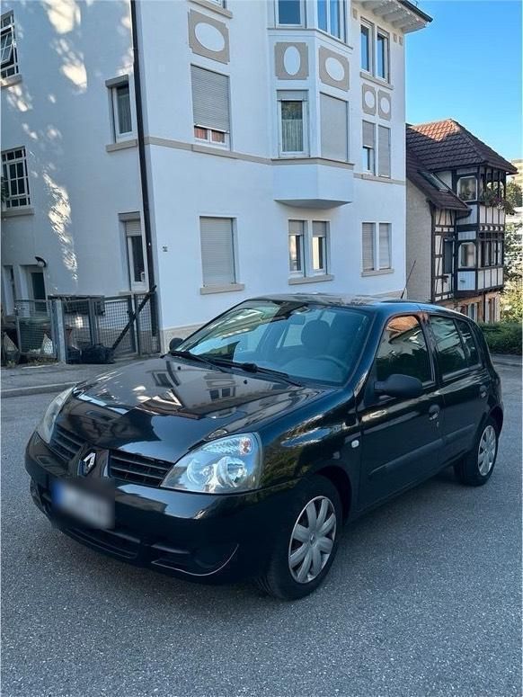 Schwarz Gebraucht 2007 Renault Clio II Kleinwagen | 999 € (Guter Preis) - Bild 1/4