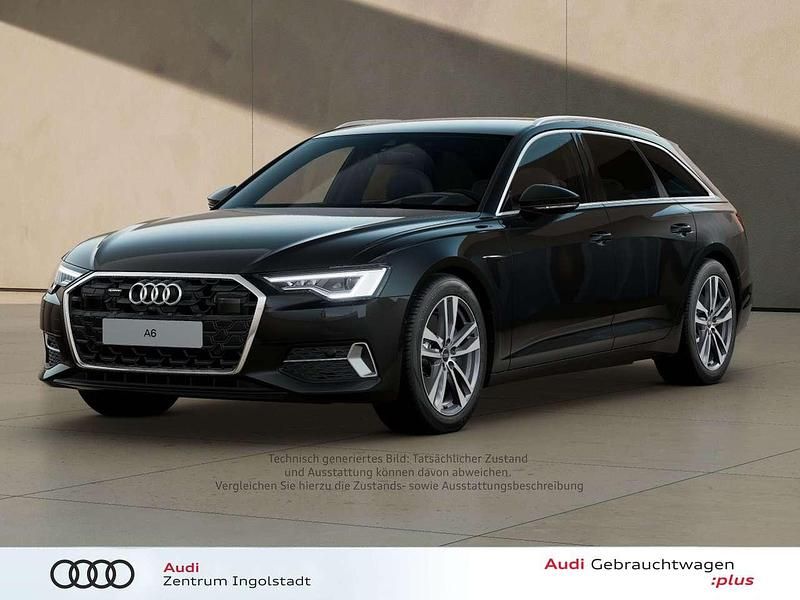 Mythosschwarz metallic Gebraucht 2025 Audi A6 Advanced Kombi | 51.980 € (Fairer Preis) - Bild 1/3