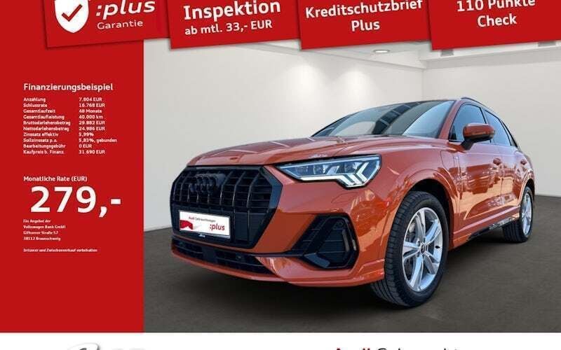 Pulsorange Gebraucht 2022 Audi Q3 Design SUV | 31.690 € (Fairer Preis) - Bild 1/4