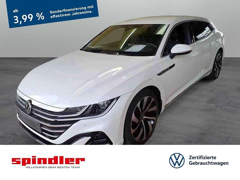 Oryxweiß perlmutteffekt Gebraucht 2022 VW Arteon R-line Kombi | 30.480 € (Fairer Preis) - Bild 1/3