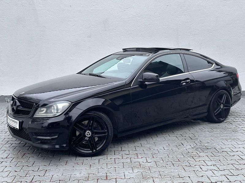 Schwarz Gebraucht 2013 Mercedes C350 AMG line Coupé | 7.990 € (Superpreis) - Bild 1/4