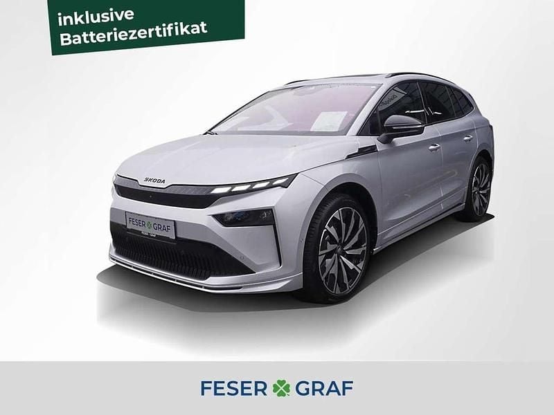 Brilliant silber metallic Gebraucht 2025 Skoda Enyaq iV SportLine SUV | 53.880 € (Fairer Preis) - Bild 1/4