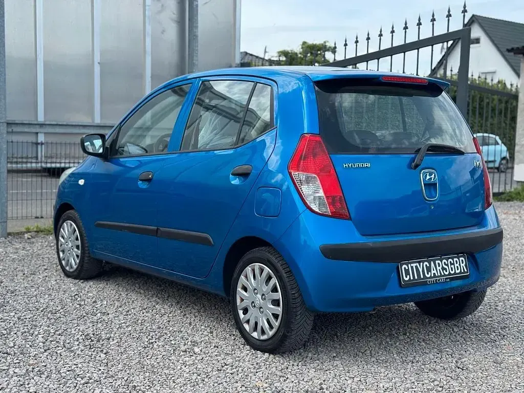 Usata Hyundai i10 Style 67 CV (49 kW) 2008 Blu Utilitaria