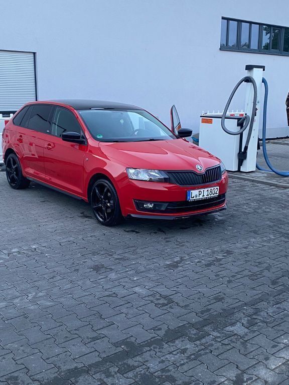 Rot Gebraucht 2015 Skoda Rapid Monte Carlo Limousine | 12.000 € (Teuer) - Bild 1/4