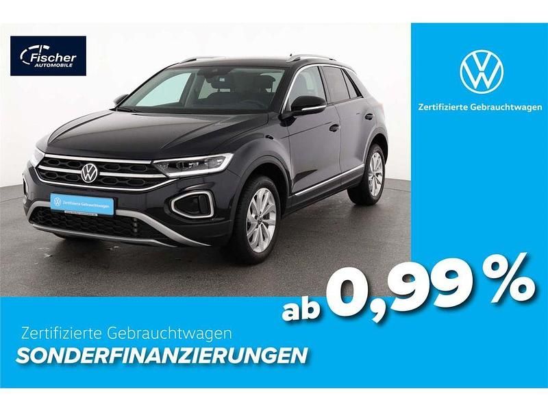 Schwarz Gebraucht 2024 VW T-Roc Style SUV | 29.440 € (Guter Preis) - Bild 1/3