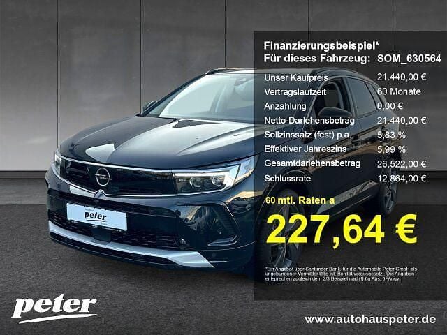 Schwarz Gebraucht 2023 Opel Grandland X Elegance SUV | 21.440 € (Guter Preis) - Bild 1/4