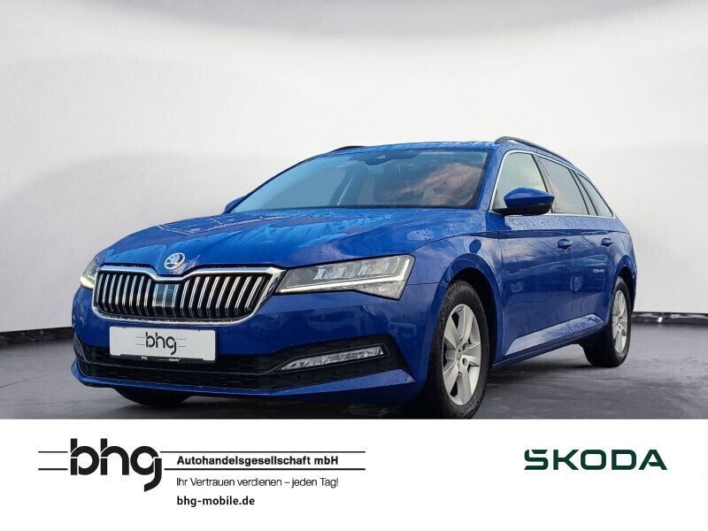 Blau Gebraucht 2020 Skoda Superb Ambition Kombi | 21.990 € (Fairer Preis) - Bild 1/4