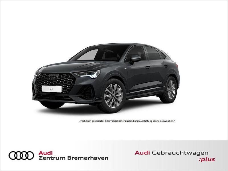 Grau Gebraucht 2024 Audi Q3 Sportback S-Line SUV | 41.430 € (Fairer Preis) - Bild 1/3