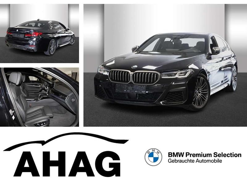 M carbonschwarz metallic Gebraucht 2022 BMW M550 Limousine | 56.740 € (Fairer Preis) - Bild 1/4
