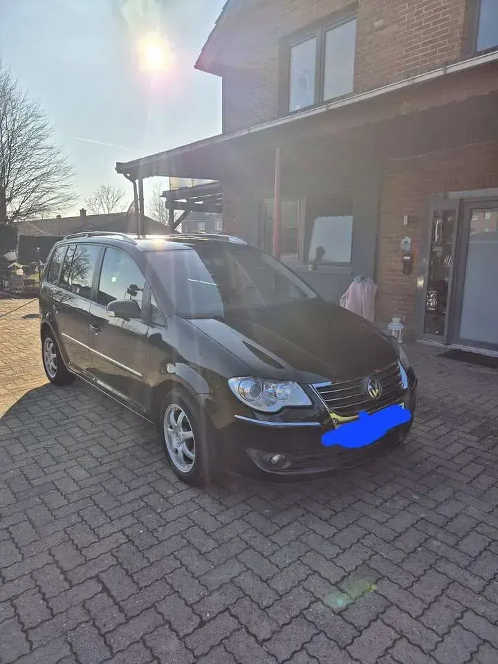 Gebraucht VW Touran Conceptline 140 PS (102 kW) 2007 Schwarz Van / Kleinbus