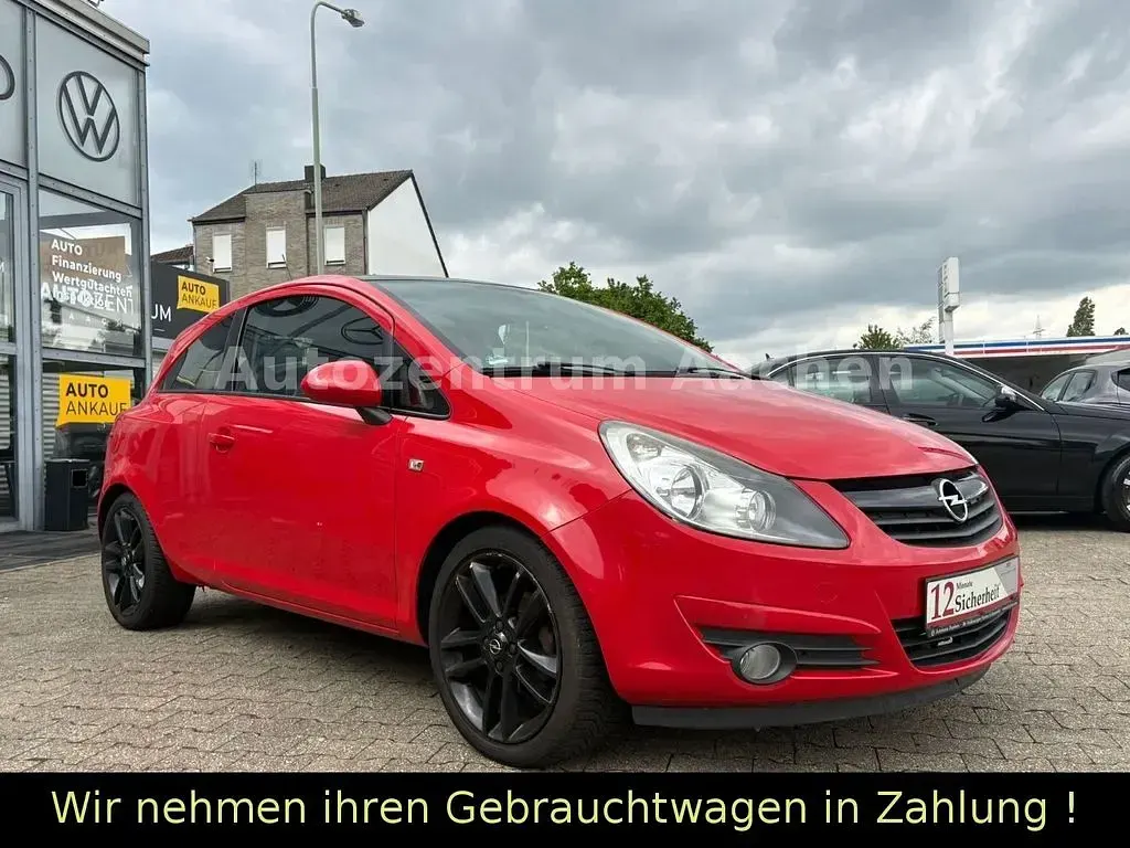 Gebraucht Opel Corsa Color Edition 101 PS (74 kW) 2012 Rot Kleinwagen