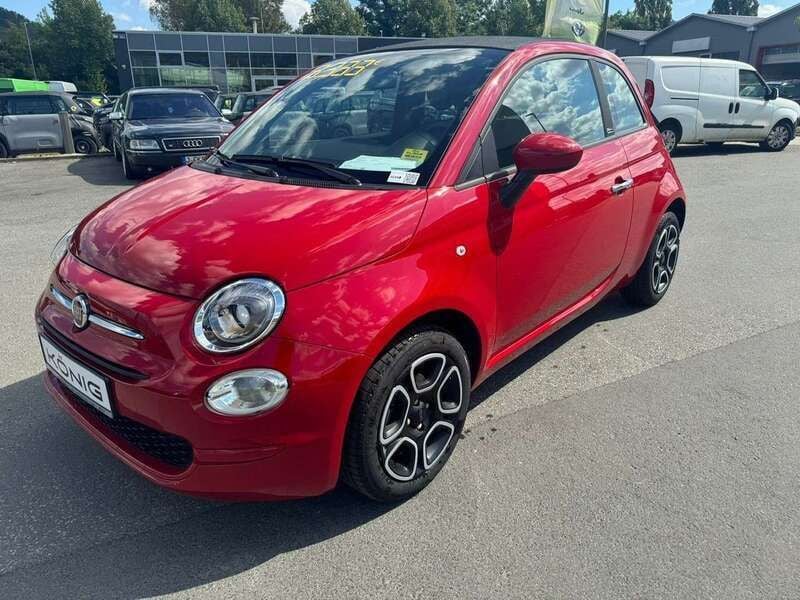 Rot Gebraucht 2023 Fiat 500C Club Cabrio | 12.997 € (Superpreis) - Bild 1/4