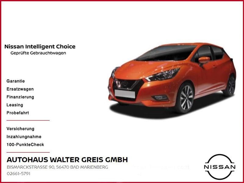 Orange (metallic) Gebraucht 2017 Nissan Micra N-Connecta Kleinwagen | 9.800 € (Fairer Preis) - Bild 1/4