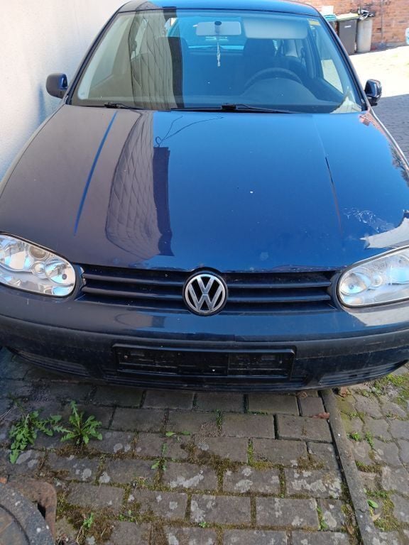 Blau Gebraucht 1999 VW Golf IV Limousine | 599 € (Superpreis) - Bild 1/4