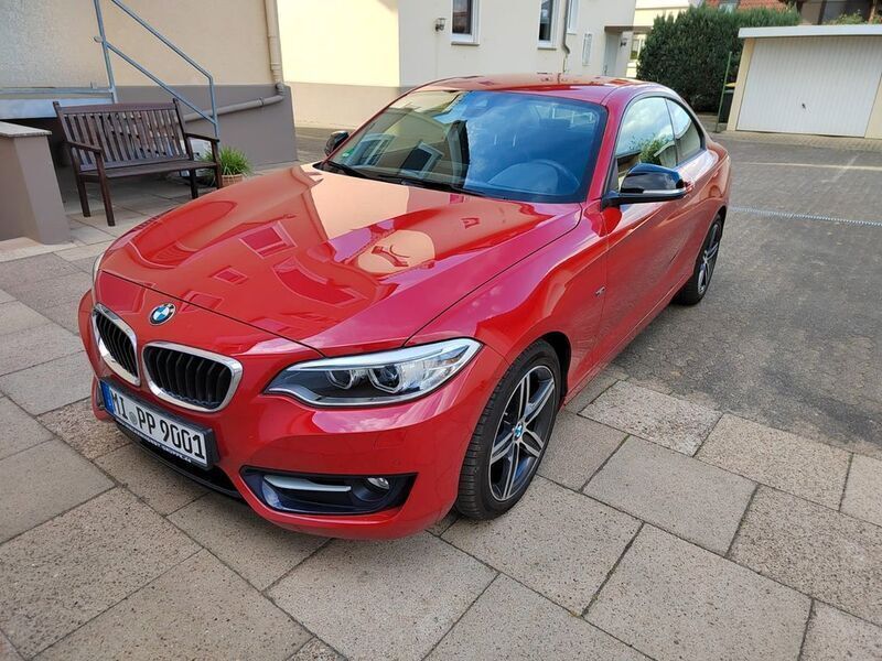 Rot Gebraucht 2014 BMW 220 Sport Line Coupé | 17.000 € (Etwas zu teuer) - Bild 1/4