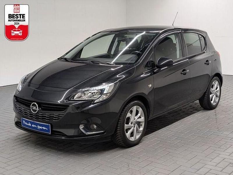 Schwarz (karbonschwarzmet.) Gebraucht 2015 Opel Corsa Color Edition Kleinwagen | 10.480 € (Teuer) - Bild 1/4