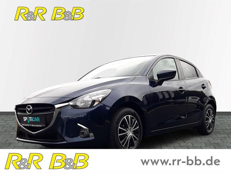 Deep crystal blue (metallic) Gebraucht 2019 Mazda 2 Kizoku Kleinwagen | 13.900 € (Fairer Preis) - Bild 1/4