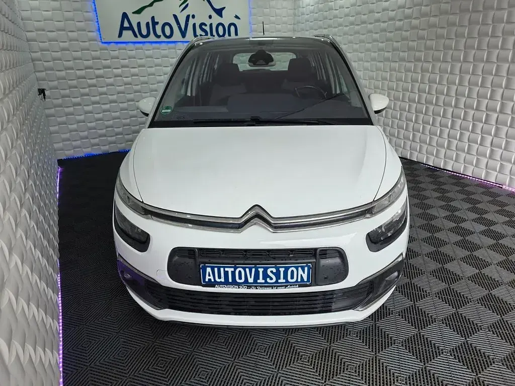 Gebraucht Citroën Grand C4 Picasso SELECTION 120 PS (88 kW) 2018 Weiß Van / Kleinbus