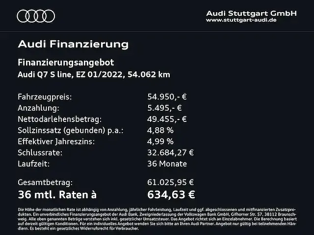 Gebraucht Audi Q7 S-Line 286 PS (210 kW) 2021 Daytonagrau perleffekt SUV