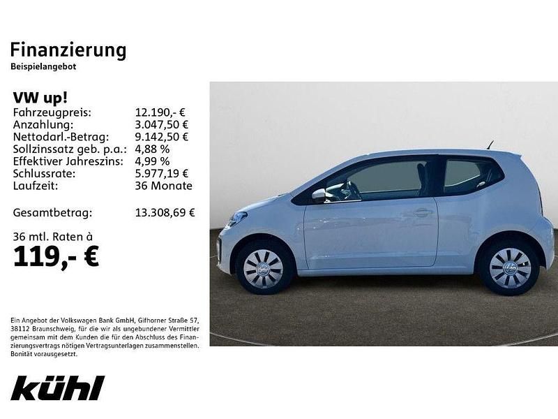 Gebraucht VW up! 65 PS (47 kW) 2021 Weiß Kleinwagen