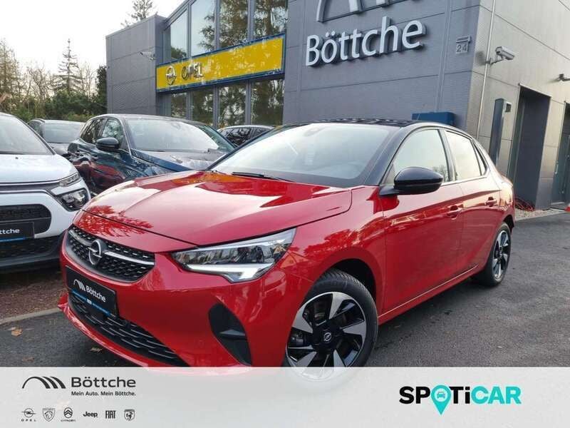 Chili rot/kardio rot Gebraucht 2021 Opel Corsa-e Elegance Kleinwagen | 15.780 € (Guter Preis) - Bild 1/4