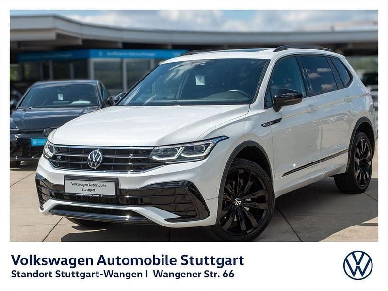 Oryxweiß perlmutteffekt Gebraucht 2022 VW Tiguan Allspace R-line SUV | 38.330 € (Guter Preis) - Bild 1/4