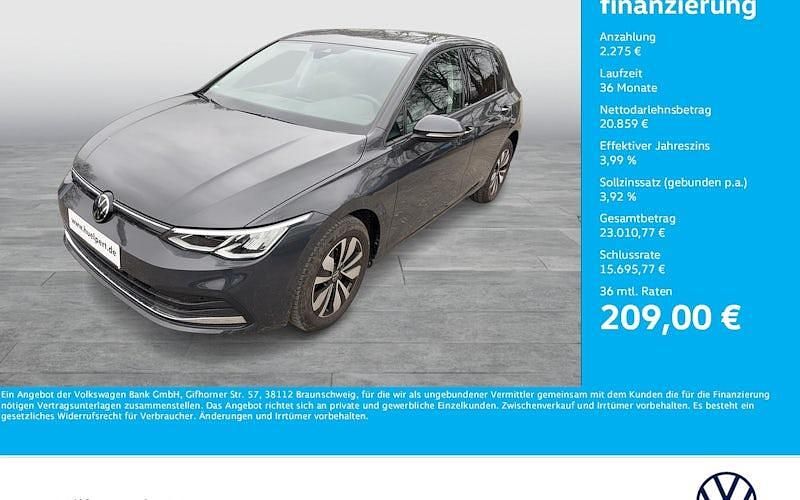 Gebraucht VW Golf VIII Move 110 PS (80 kW) 2024 Grau Limousine