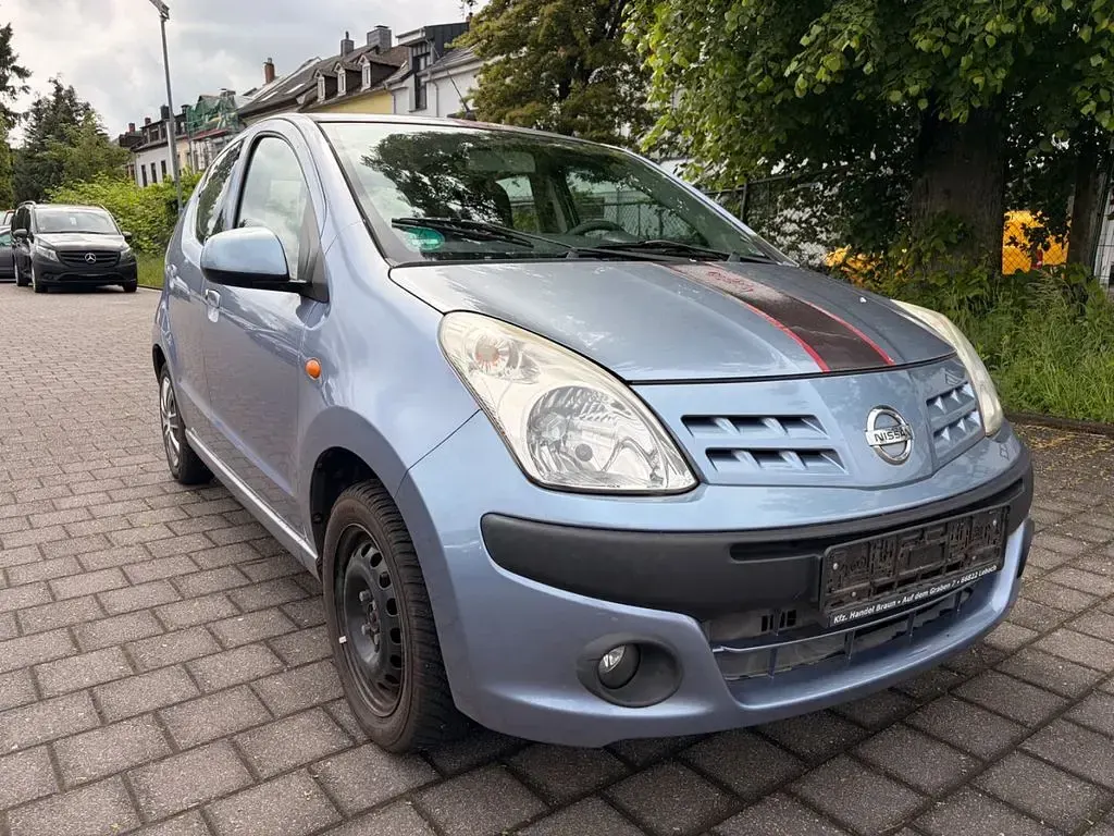 Gebraucht Nissan Pixo Acenta 68 PS (50 kW) 2009 Blau Kleinwagen