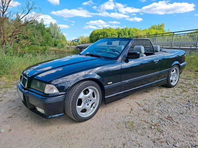 Schwarz Gebraucht 1997 BMW 320 Cabriolet M Sport Cabrio | 7.200 € (Guter Preis) - Bild 1/4