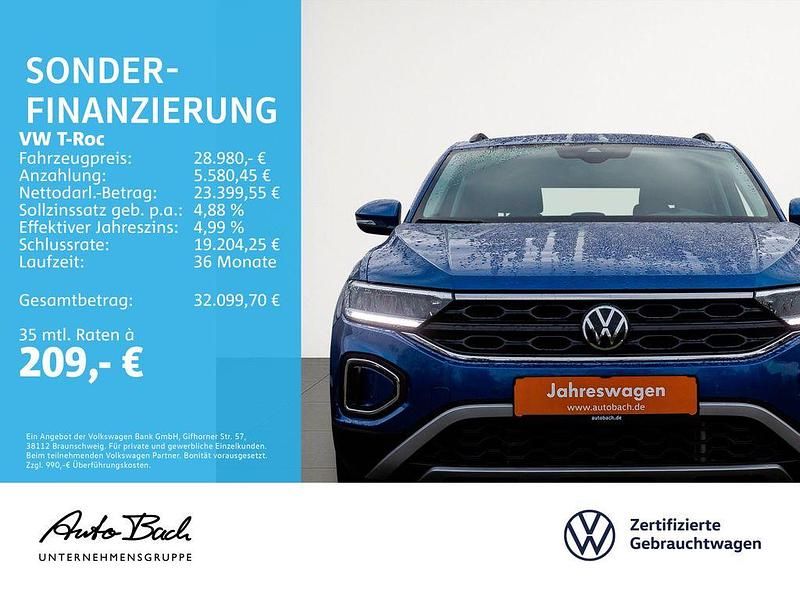 Gebraucht VW T-Roc Move 150 PS (110 kW) 2024 Ravennablau metallic SUV