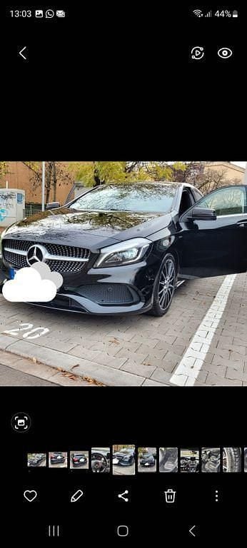 Gebraucht Mercedes A180 AMG line 122 PS (89 kW) 2017 Schwarz Limousine