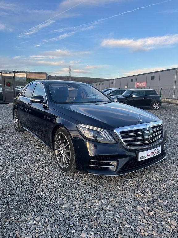 Blau Gebraucht 2017 Mercedes S560 AMG Limousine | 43.400 € (Guter Preis) - Bild 1/4