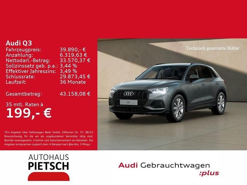Chronosgrau metallic Gebraucht 2025 Audi Q3 Advanced SUV | 39.990 € (Fairer Preis) - Bild 1/4