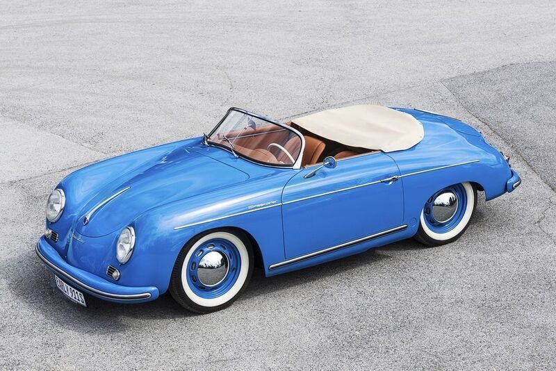 Gebraucht Porsche 356 75 PS (55 kW) 1955 Blau Cabrio
