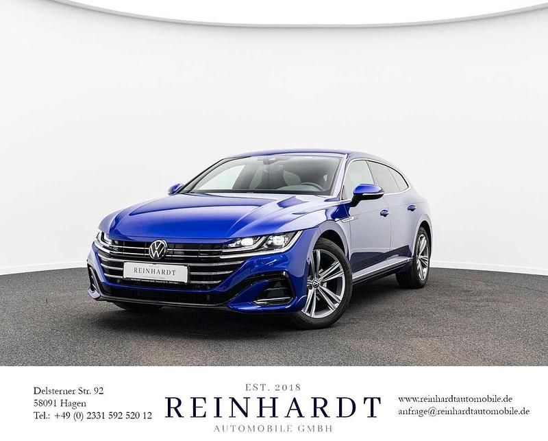 Lapiz blue metallic Gebraucht 2023 VW Arteon R-line Limousine | 30.075 € (Fairer Preis) - Bild 1/3