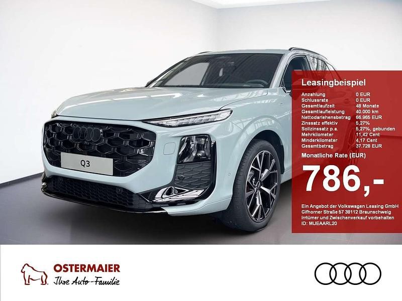 Neu Audi Q3 S-Line 265 PS (194 kW) 2025 Pfeilgrau perleffekt SUV