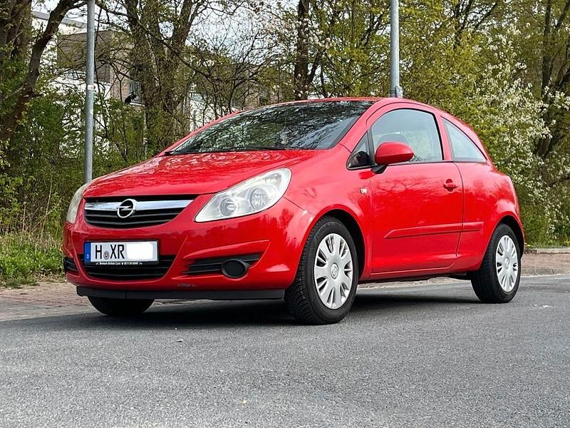 Gebraucht Opel Corsa 80 PS (58 kW) 2008 Rot Kleinwagen