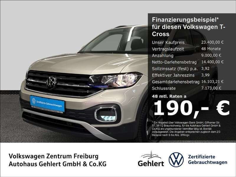 Silber Gebraucht 2023 VW T-Cross Move SUV | 23.400 € (Fairer Preis) - Bild 1/4