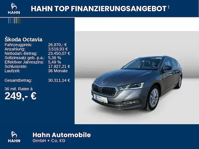 Gebraucht Skoda Octavia Style 190 PS (139 kW) 2022 Graphitegrau metallic Kombi